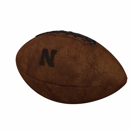 Logo Brands Nebraska Mini Size Leather Football 182-93ML-1